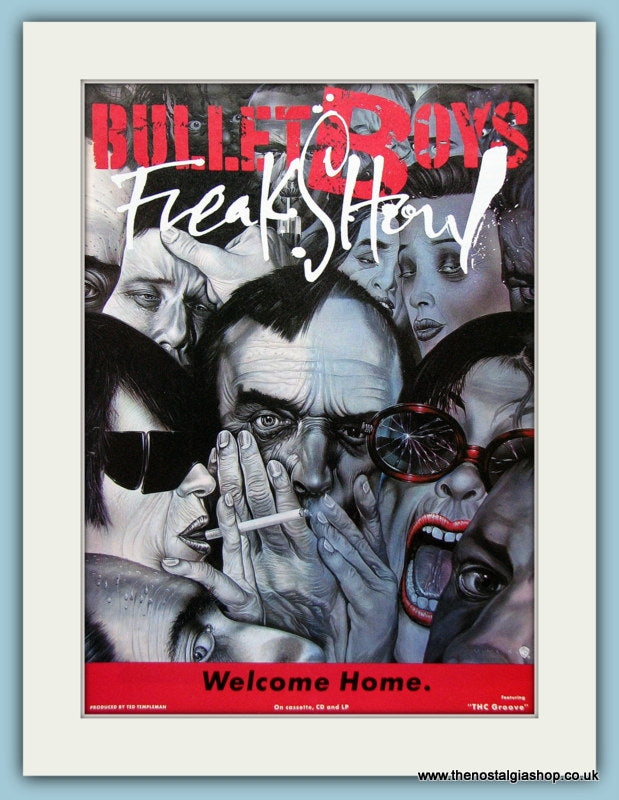 Bullet Boys Freak Show Original Music Advert 1991 (ref AD3395)