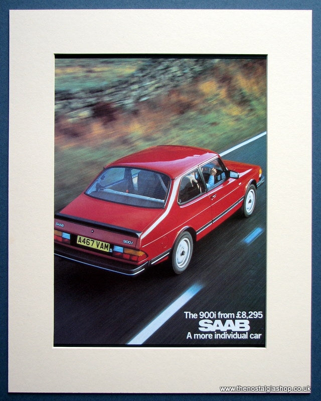 Saab 900i 1984 Original Advert (ref AD1493)