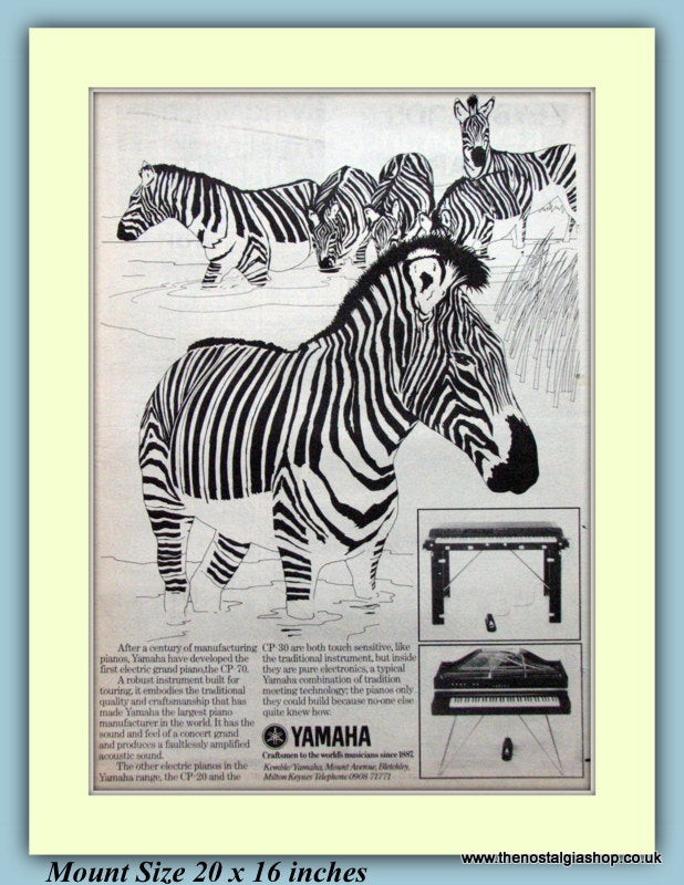 Yamaha Electric Grand Piano Original Advert 1978 (ref AD9321)