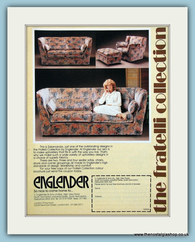 Fratelli By Englender The Salamanda Original Advert 1979 (ref AD2454)