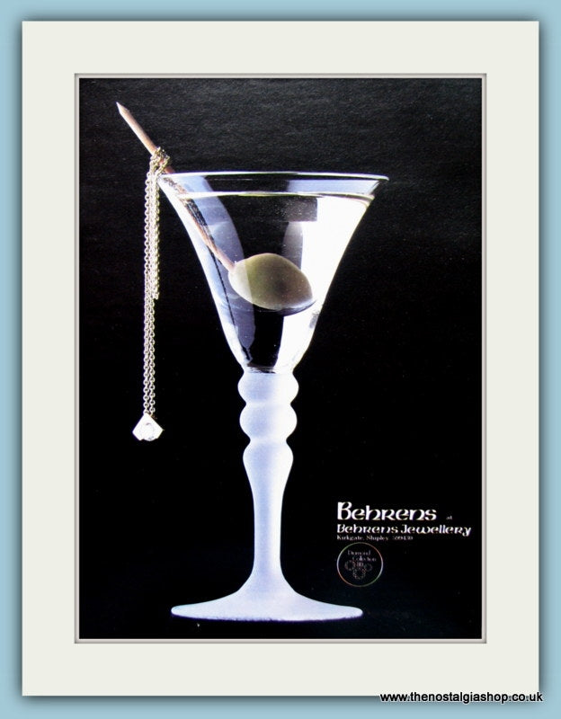 Behrens Jewellery Original Advert 1979 (ref AD6236)