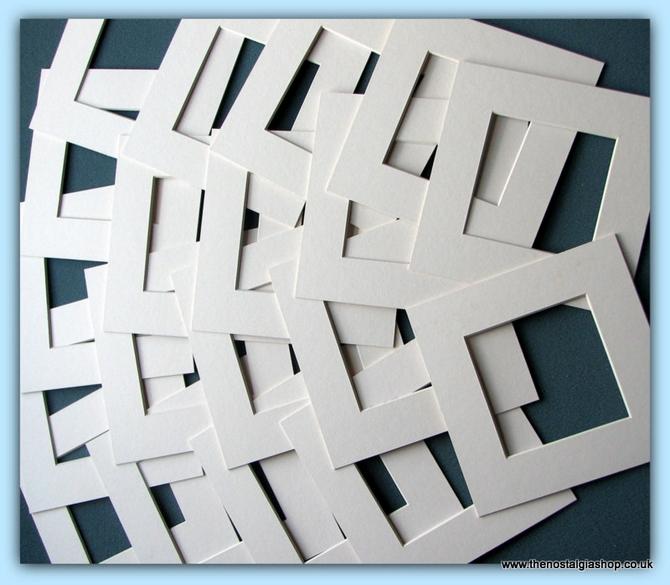 Mounts. Ivory, Size 10 x 10 Inch. Quantity  12 Mounts.