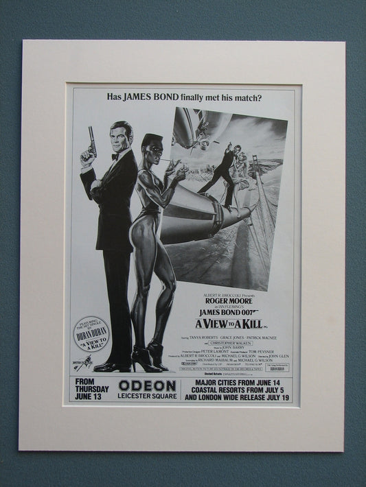 A View to a Kill 1985 Original advert (ref AD628)