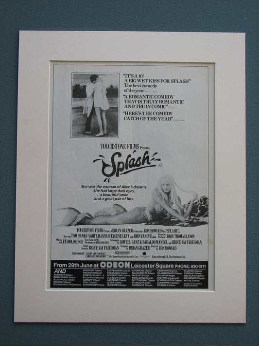 Splash 1984 Original advert (ref AD679)