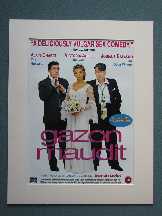 Gazon Maudit Original Advert 1996 (ref AD764)