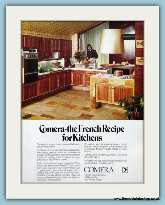 Comera Kitchen Furniture Original Advert 1976 (ref AD2764)