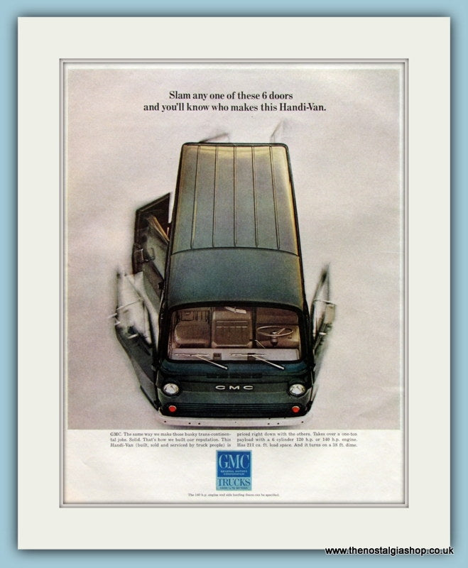 GMC Trucks Original Advert 1965 (ref AD8221)