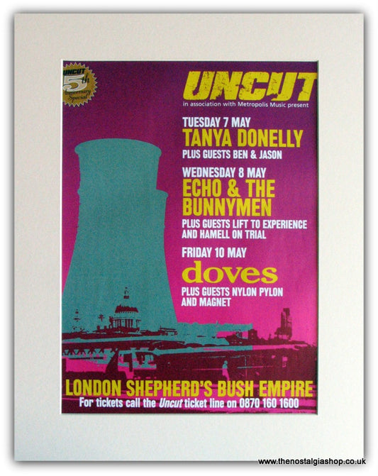 Uncut 5th anniversary Event Shepherds Bush 2002 (ref AD1766)
