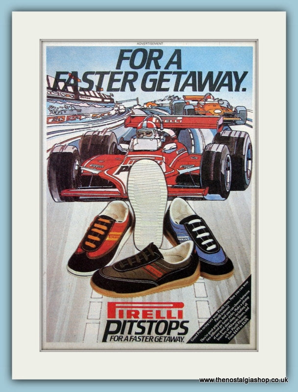 Pirelli Pitstop Trainers Original Advert 1983 (ref AD6426)
