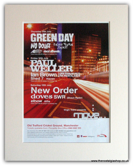 Move Urban Music Event. Green Day 2002 (ref AD1754)