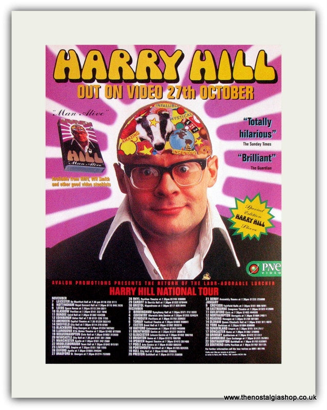 Harry Hill Video Advert 1997 (ref AD1852)