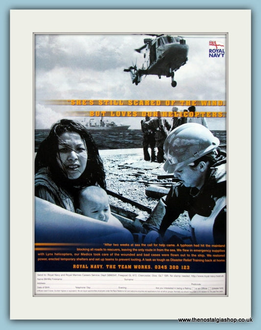 Royal Navy The Team Works. Original Advert 1998 (ref AD6079)