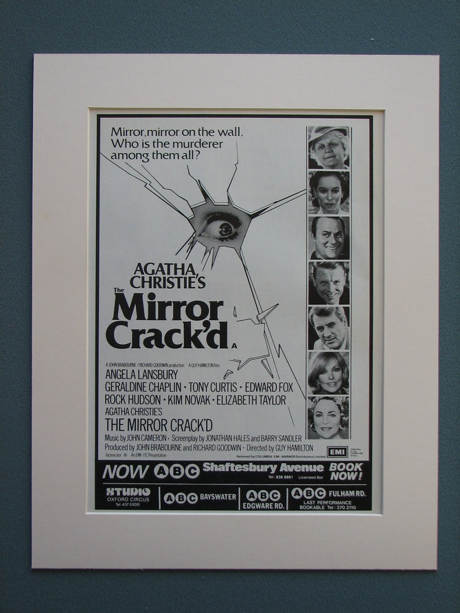 The Mirror Crack'd 1981 Original advert (ref AD709)
