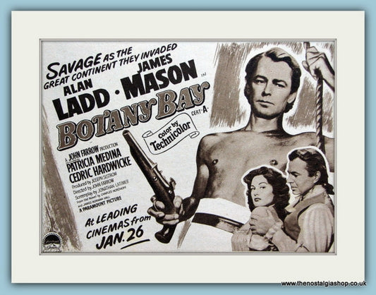 Botany Bay starring Alan Ladd, 1953 Original Advert (ref AD3215)