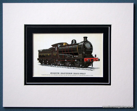 North Eastern Railway Class P3 0-6-0 No: 790 Mounted Print (ref SP76)