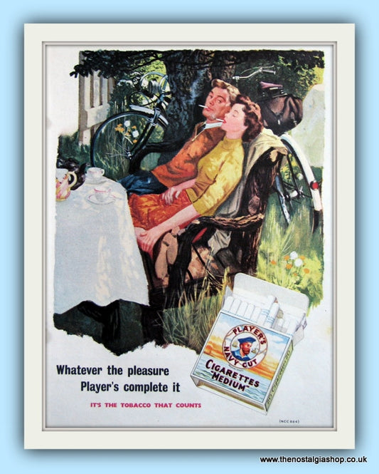 Players Navy Cut. Original Advert 1954 (ref AD8008)