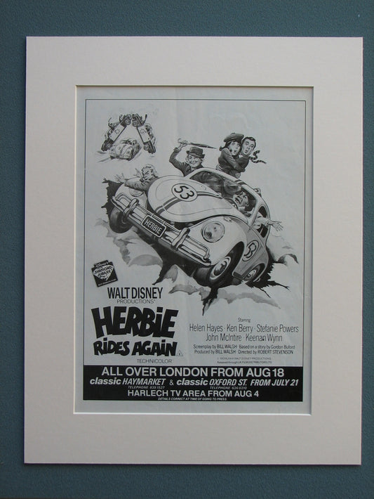Herbie Rides Again 1983 Original advert (ref AD654)