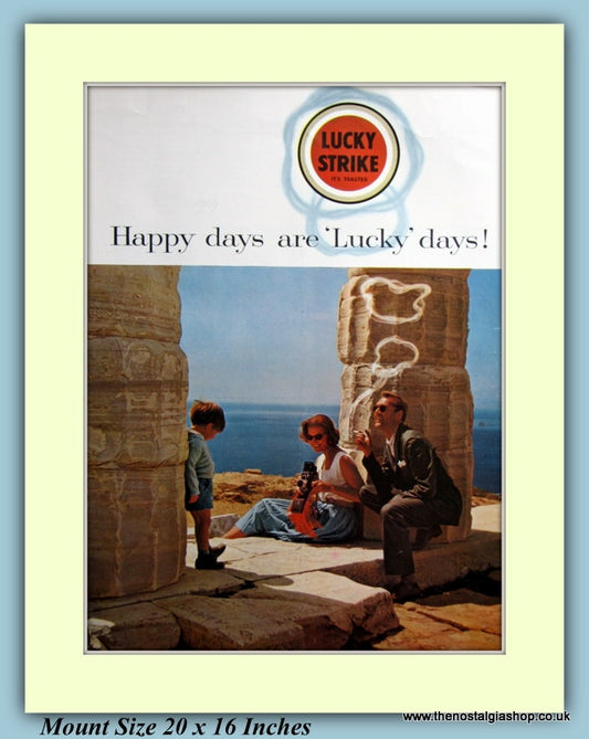 Lucky Strike Original Advert 1966 (ref AD9429)