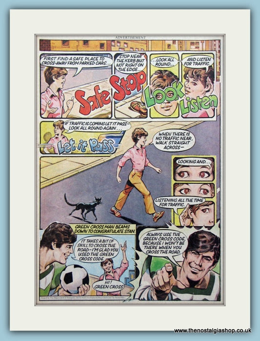 Green X Code Original Advert 1980 (ref AD6416)