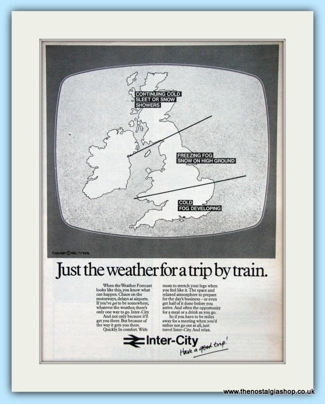 Inter-City Set of 2 Original Adverts 1976 & 1979 (ref AD6527)