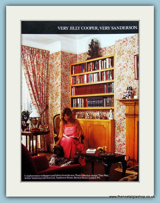 Sanderson Wallpapers & Fabrics Original Advert 1976 (ref AD2518)