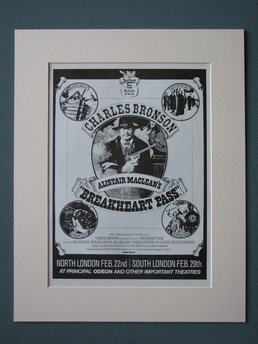 Breakheart Pass 1976 Original advert (ref AD497)