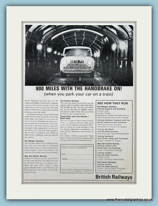 British Railways Original Advert 1964 (ref AD2301)