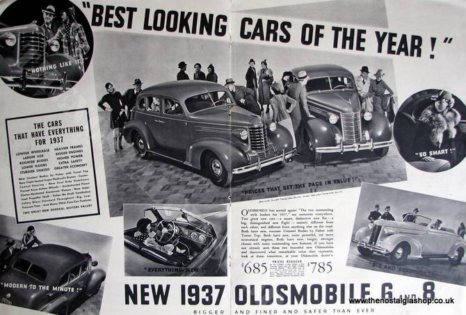 Oldsmobile 6 and 8. Original Advert 1936 (ref AD4054)