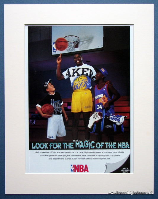NBA - Magic Johnson Original advert 1993 (ref AD966)