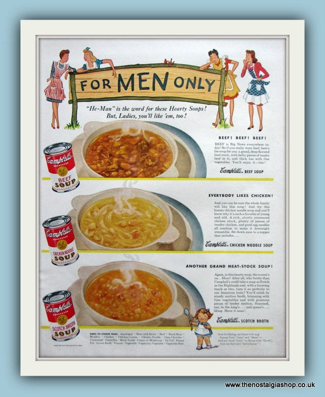 Campbell's Soups Original Advert 1949 (ref AD8174)