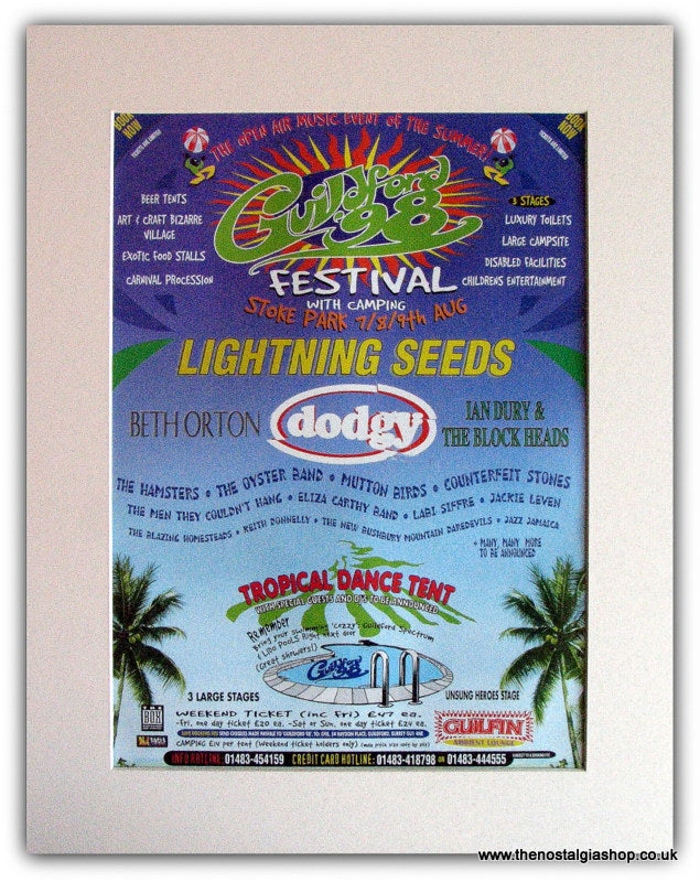 Guilford Festival Advert 1998 (ref AD1849)