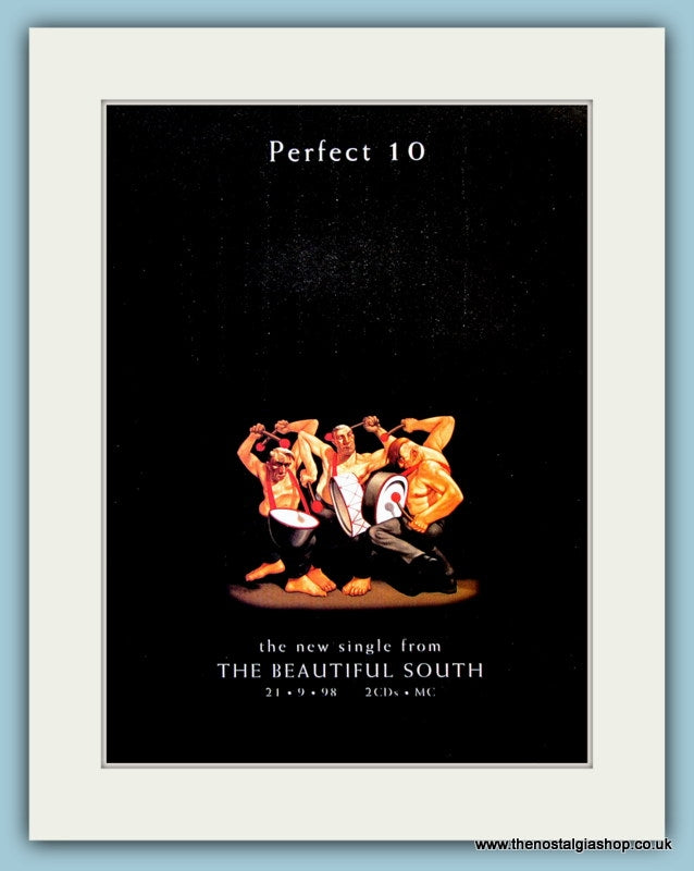 The Beautiful South Perfect 10 Original Music Advert 1998 (ref AD3424)