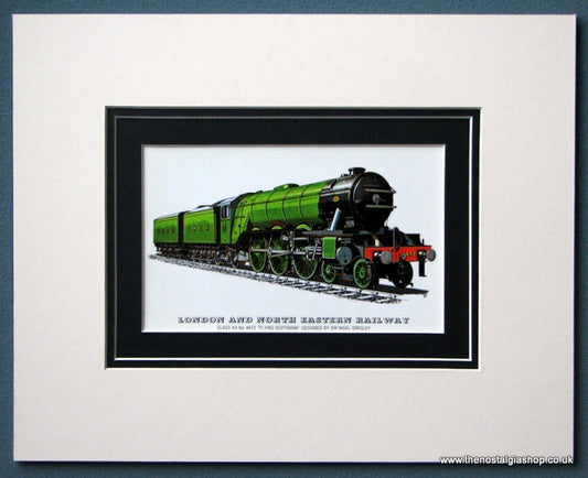 London And North Eastern Railway 'Flying Scotsman' Mounted Print (ref SP44)