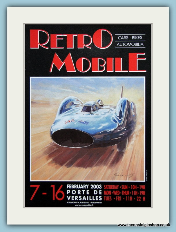 Retro Mobile Event, Versailles. Original Advert 2003 (ref AD2000)