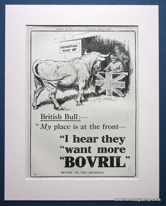 Bovril 1915 Original Advert (ref AD999)