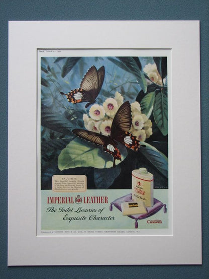 Imperial Leather Soap Set of 2 Original adverts 1951 (ref AD836)