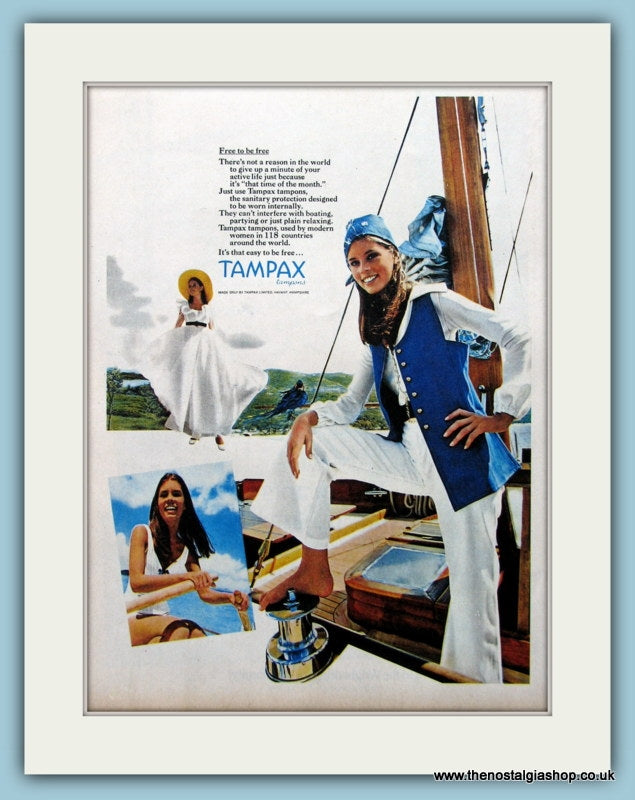 Tampax Original Advert 1970 (ref AD4564)