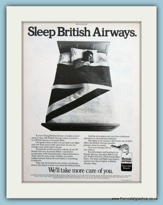 British Airways Original Advert 1977 (ref AD2170)