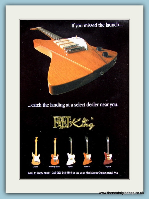 Fret-King Guitars. Original Advert 2004 (ref AD2348)