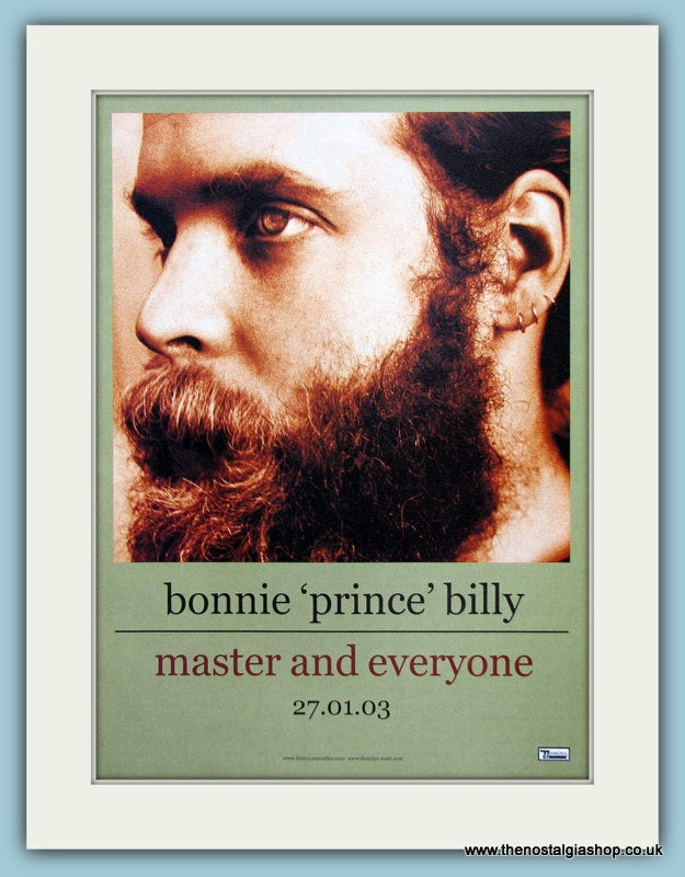 Bonnie 'Prince' Billy Master And Everyone 2003 Original Music Advert (ref AD3421)