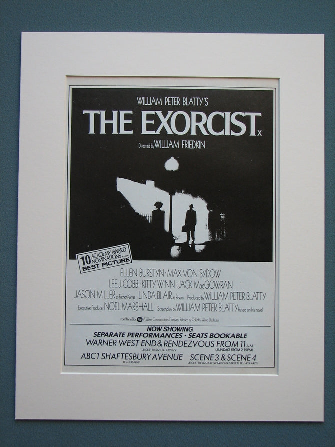 The Exorcist 1974 Original advert (ref AD605)