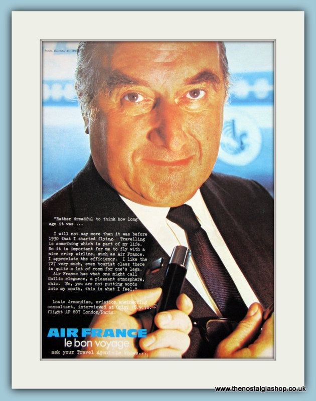Air France Original Advert 1970 (ref AD2148)