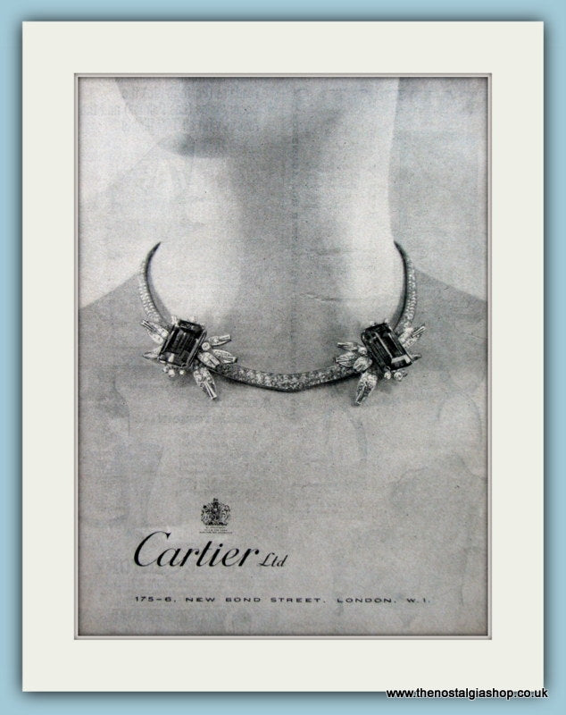Cartier Ltd Jewellers Original Advert 1963 (ref AD6262)