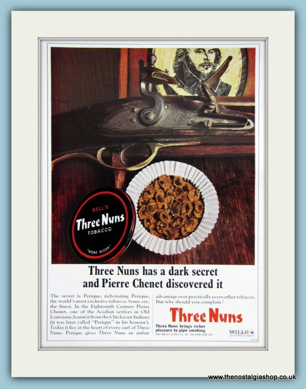 Bell's Three Nuns Tobacco Original Advert 1968 (ref AD6013)