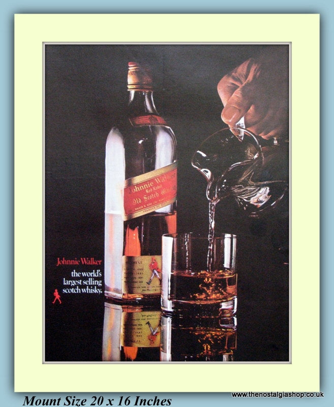 Johnnie Walker Whisky Original Advert 1969 (ref AD9349)