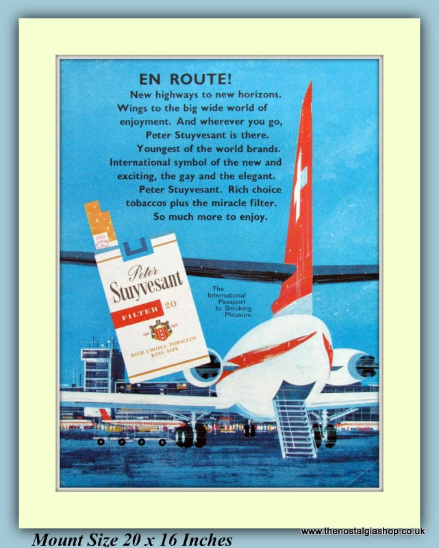 Peter Stuyvesant Cigarettes Set Of 3 Original Adverts 1964/70/68  (ref AD9371)