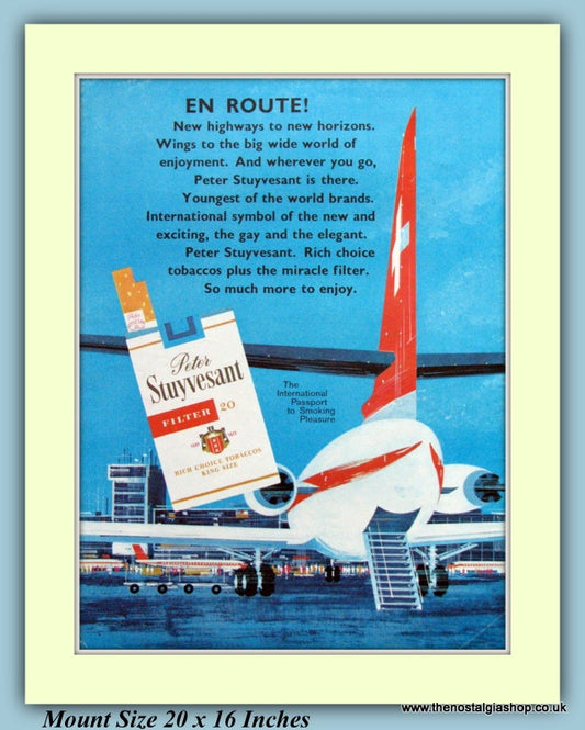 Peter Stuyvesant Cigarettes Set Of 3 Original Adverts 1964/70/68  (ref AD9371)