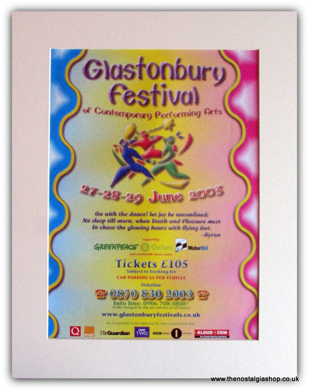 Glastonbury Festival Advert 2003 (ref AD1832)