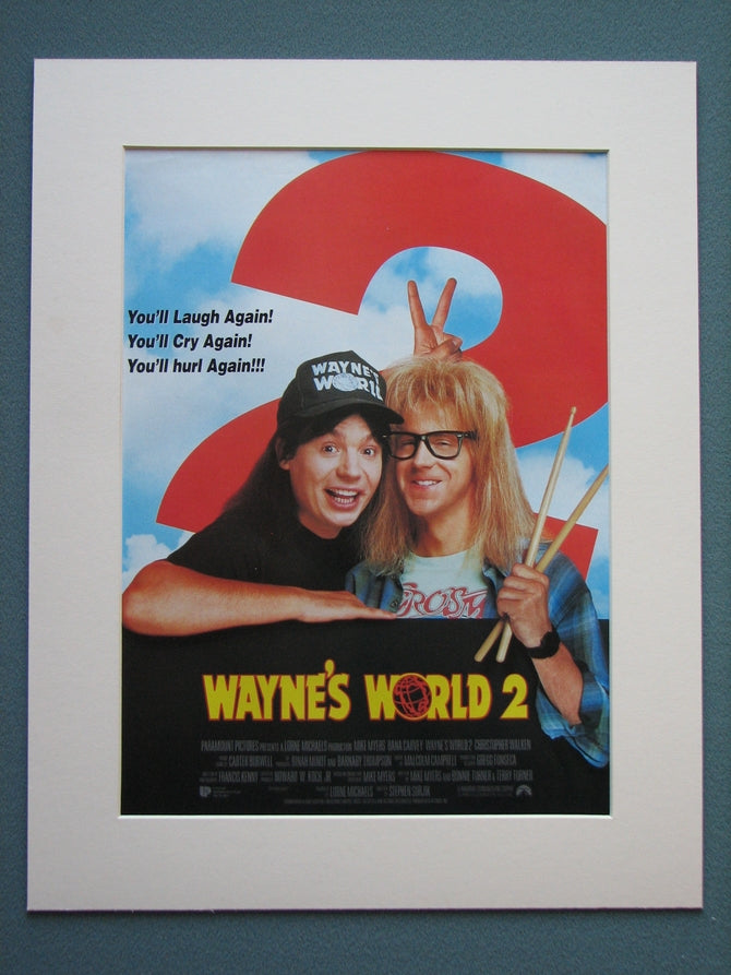 Wayne's World 2 Original Advert 1994 (ref AD751)