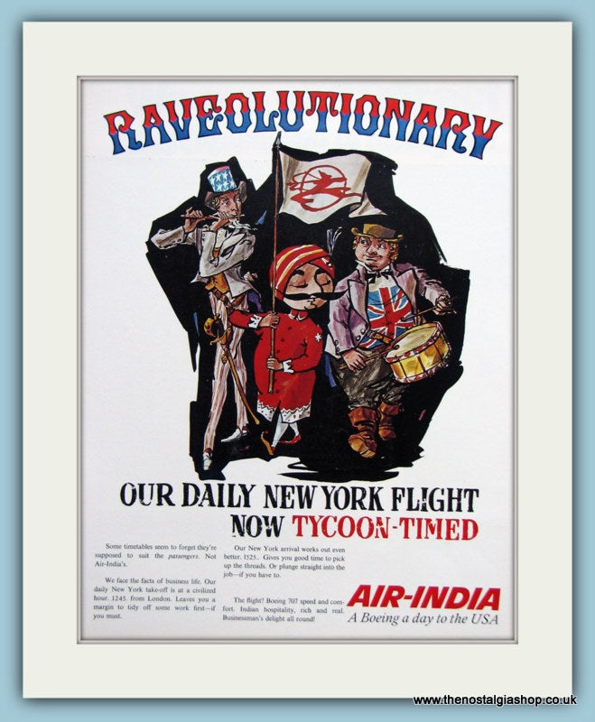Air-India Original Advert 1966 (ref AD2178)